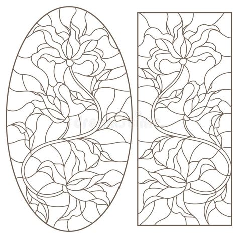 Stained Glass Flower Stock Illustrations 20 711 Stained Glass Flower