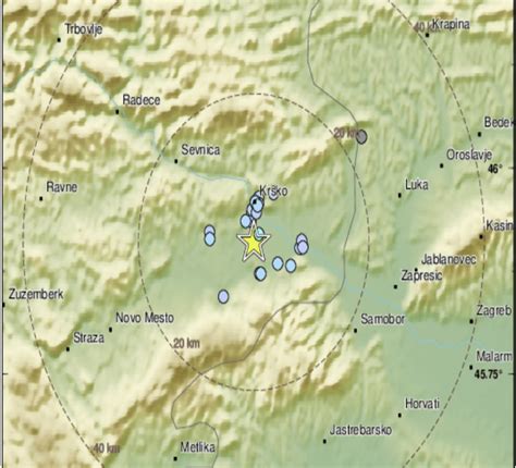 Dva Potresa U Sloveniji Jedan 2 1 Prema Richteru Osjetilo Se I U