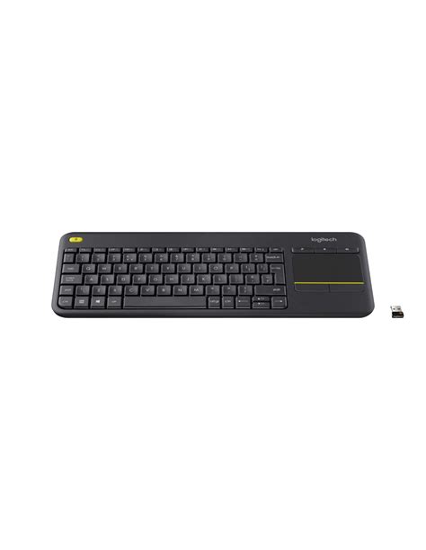 Logitech K400 Plus Tv Teclado Rf Inalámbrico Azerty Belga Negro