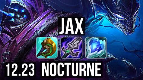 JAX Vs NOCTURNE TOP 1 4M Mastery 8 2 7 400 Games KR Diamond