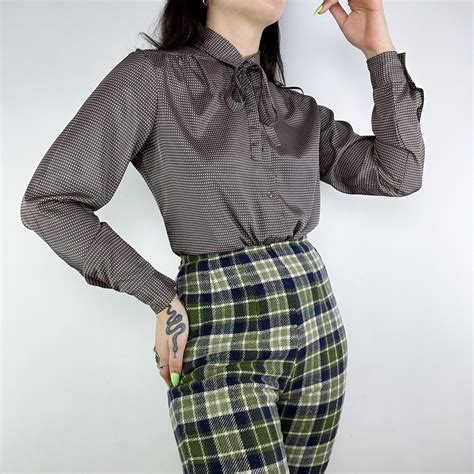 Adelaar Vintage 70 S Pussy Bow Secretary Depop