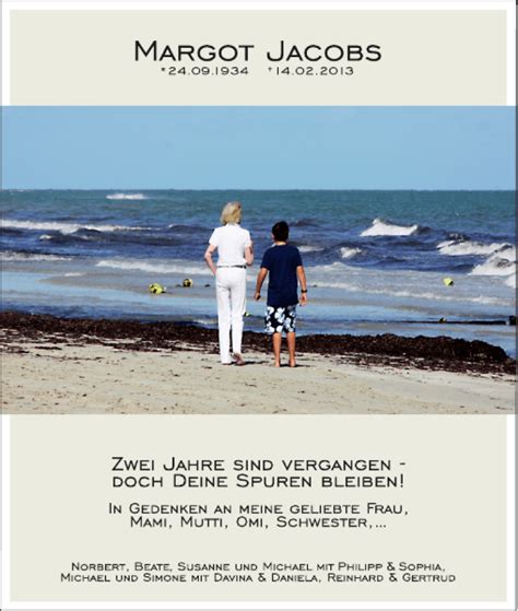 Traueranzeigen Von Margot Jacobs Aachen Gedenkt