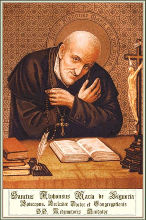 St Alphonse Marie De Liguori Évêque Docteur De L Église Fondateur De La Congrégation Des