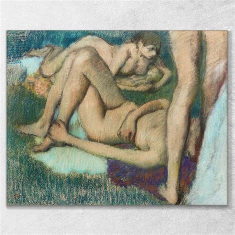 Naked Women Bathers Edgar Degas