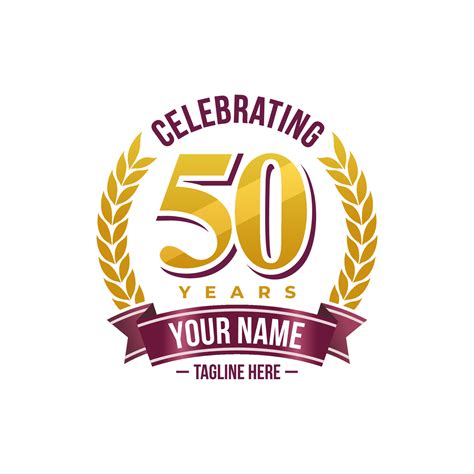 Celebrating 50 Years Logo