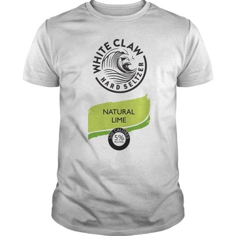 White Claw Hard Seltzer Natural Lime Halloween Costume Dress Shirt