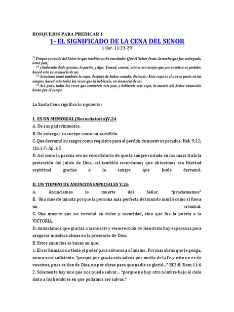 Bosquejos Para Predicar En La Iglesia