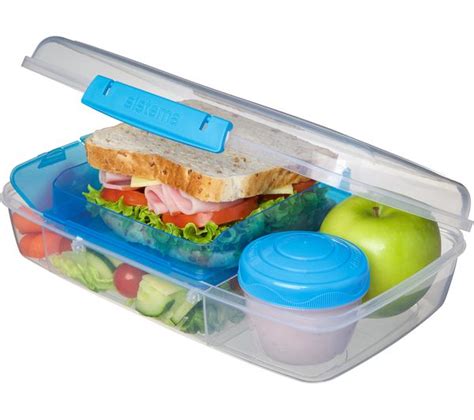 Buy SISTEMA Bento Rectangular 1 7 Litre Lunch Box Clear Free