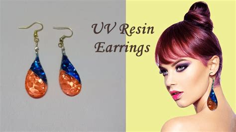 How To Make Uv Resin Earrings With Gear Wire Without Special Mould