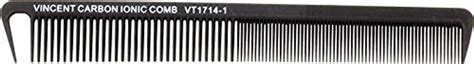 Vincent Carbon All Purpose Hook Comb 725 Vt 1714 Barber Salon Supply