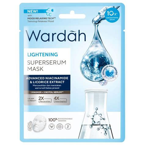 Jual WARDAH LIGHTENING ESSENCE SHEET MASK 20ML Shopee Indonesia