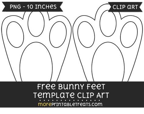 Bunny Footprints Printable