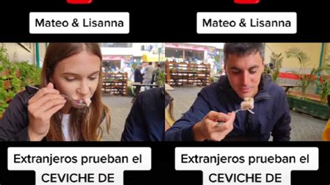 Pareja De Extranjeros Prueba El Ceviche Por Primera Vez Y Quedan