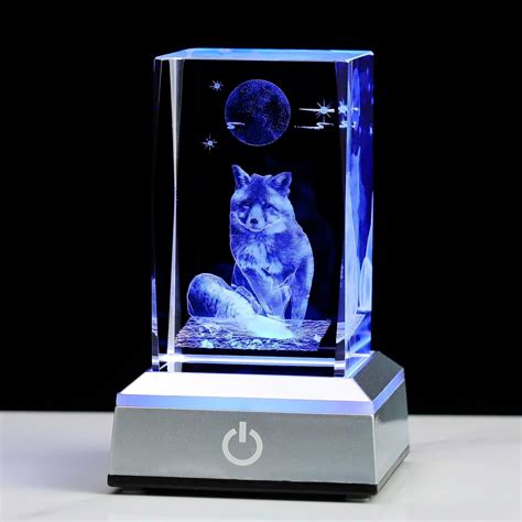 Amazon D Crystal Wolf Gifts For Women Men Crystal Figurines