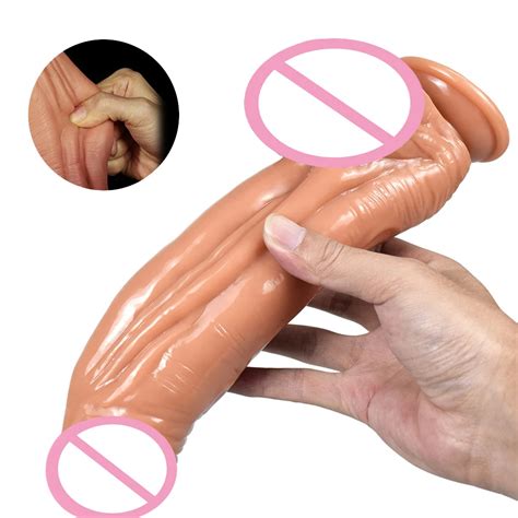 Polegada Silicone Grande Enorme Dildo Copo De Suc O Realista Galo