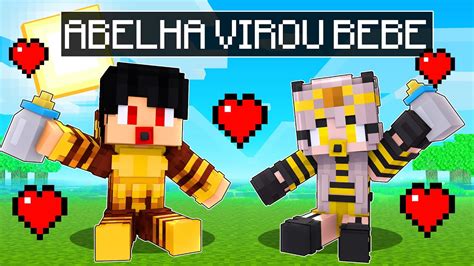 A Abelha Rainha E O P Dru Viraram Beb S No Minecraft P Dru Youtube