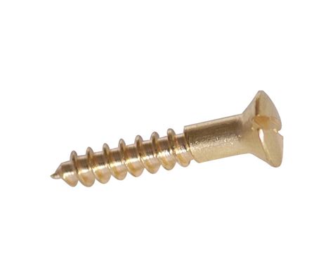 Rsdcsk Slot Cp Brass Woodscrews Freeway Fixings