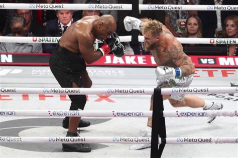 Le Combat De Boxe Entre Mike Tyson Et Jake Paul En Images