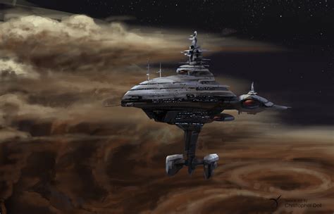 Jovian Cruise – Space Art By Christopher Doll