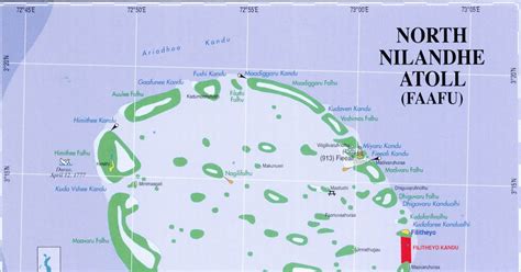 :: Maps of Maldives ::: Map - 14, Faafu Atoll