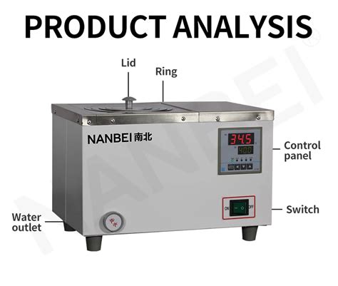 Nanbei Laboratory Heated Equipment Waterbath Thermostatic Water Bath