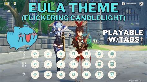 New Eula Ritual Playable Eula Theme With Windsong Lyre And Dance