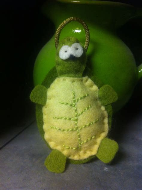 Felt Turtle Handmade By Robinson Co Handmade Christmas Ornaments