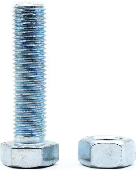 Doja Industrial Hex Bolts And Nuts Set X Mm Pack Zinc