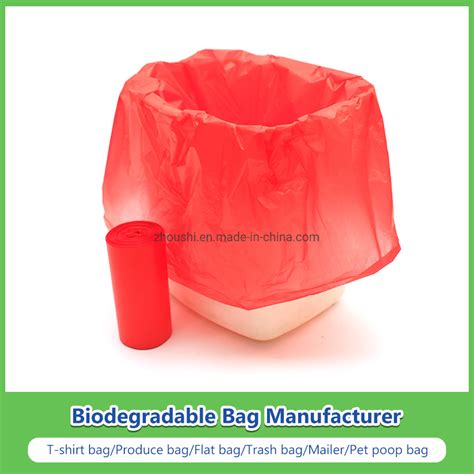 PLA Pbat Pbat Corn Starch Biodegradable Bags Compostable Bags Garbage