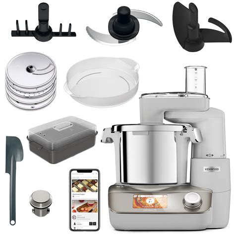 KENWOOD CookEasy+ CCL50.A0CP (WiFi) 1500W z wbudowaną wagą i funkcją ...
