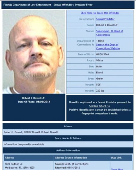 List Details Sex Predators And Offenders Of Melbourne Space Coast Daily