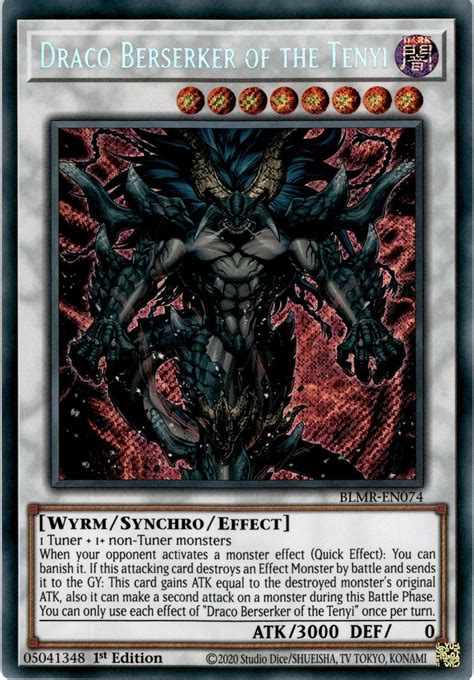 Draco Berserker Del Tenyi Battles Of Legend Monstrous Revenge Yu Gi