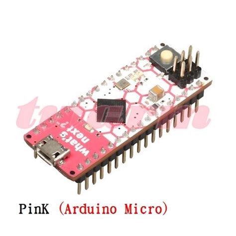 《德源科技》含稅 現貨粉色 Pink 板 Arduino Micro 兼容 義大利原廠 Arduino 露天市集 全台最