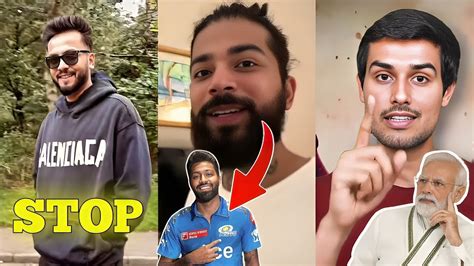 Stop This Uk07 Rider And Hardik Pandya Collab Dhruv Rathee Exposed Bjp Youtube