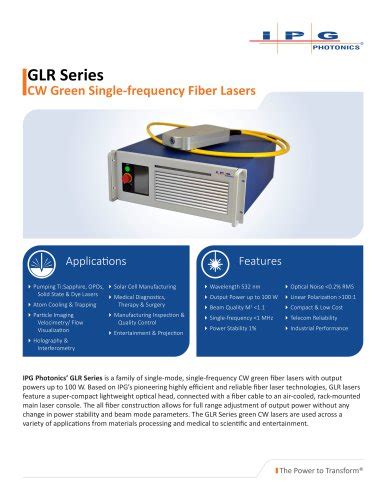 PLD-10 - IPG Photonics Corporation - PDF Catalogs | Technical ...