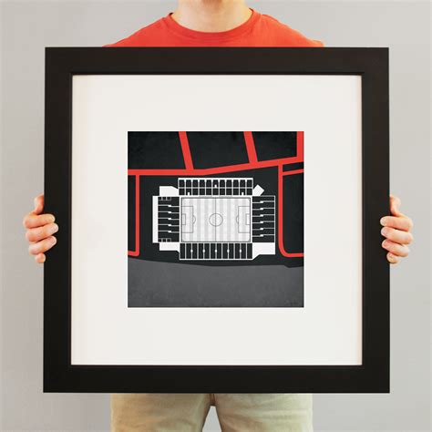 Craven Cottage Map Art by City Prints - The Map Shop