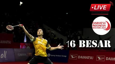 Live Rehan Lisa Ina Vs Chen Toh Mas Indonesia Masters I