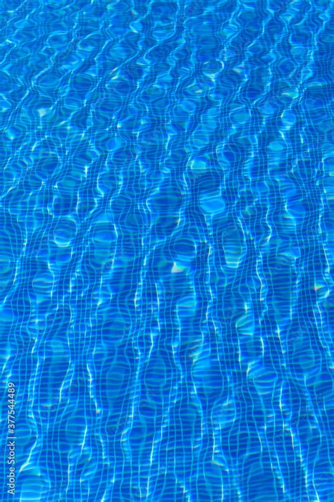 Hintergrund Textur Bild Des Blauen Wassers Im Pool Mit Sonnenlicht