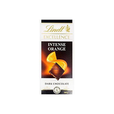 Lindt Excellence Orange Intense Dark Chocolate 100gr Shopee Philippines