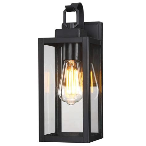 Uixe Light Matte Black Outdoor Wall Lantern Sconce Ssinl The