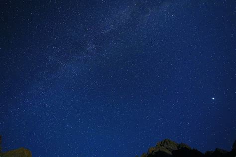 A Blue Sky With Stars at Night · Free Stock Photo