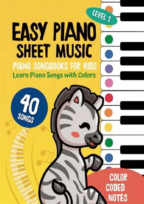 PPT - PDF_ 40 Easy Piano Sheet Music for Kids: Piano Songbook for Children - Beginners ...