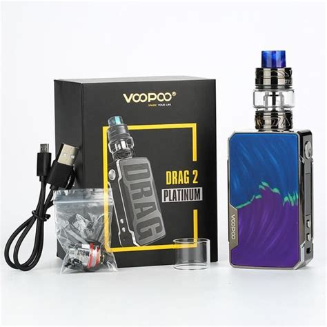 Cigarette Lectronique Voopoo Drag Platinum W Tc Ml Kit