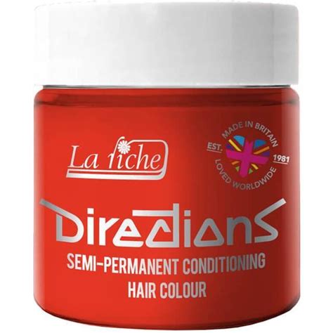 Directions Semi Permanent Conditioning Hair Colour Neon Red 88ml • Pris