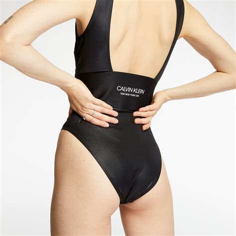 Calvin Klein Cheeky Plunge Onepiece Swimsuit
