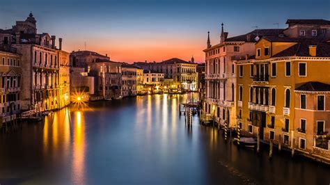 Venecia Wallpaper Waterway Canal Sky Town Reflection 383697