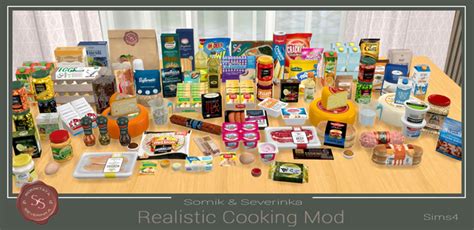 Realistic Cooking Mod Cookbooks S Black Dahlia The Sims Memo