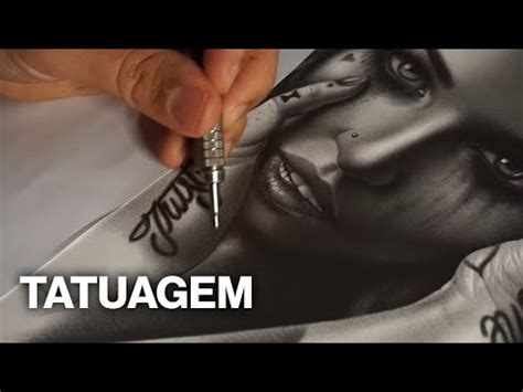 Como Fazer Efeito De Tattoo No Desenho Realista Charles Laveso Youtube