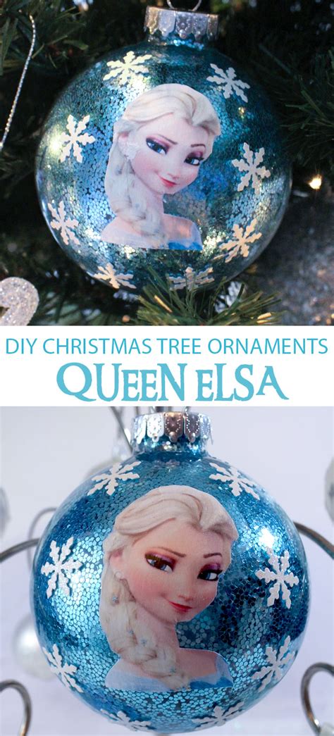 DIY Frozen Christmas Ornaments - Two Sisters