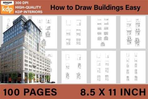 How to Draw Buildings Easy Graphic by BreakingDots · Creative Fabrica